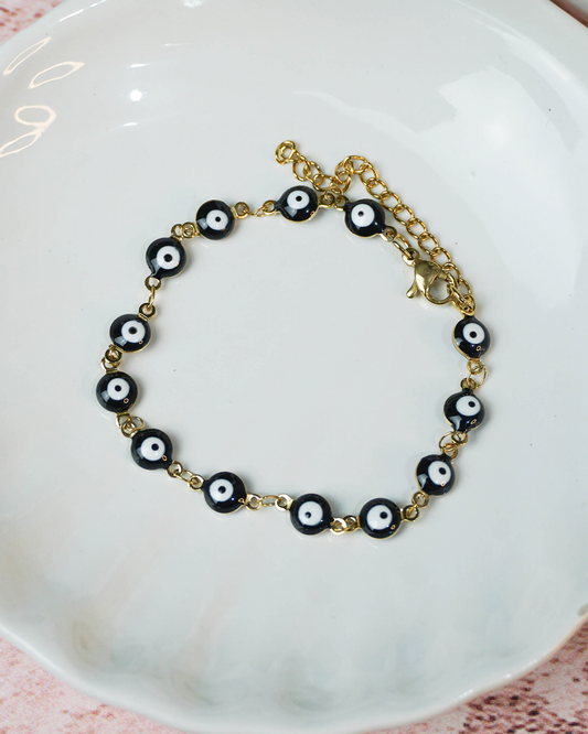 Pulsera ojos negros