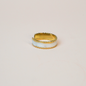 Anillo barra blanca