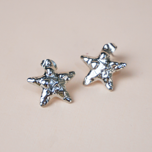 Aretes estrella textura