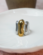 Anillo Imelda bicolor