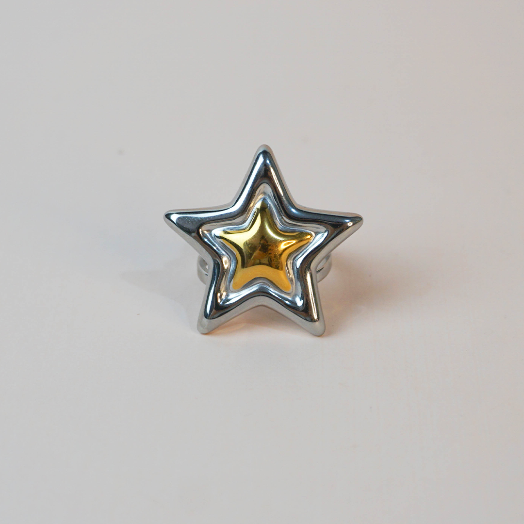 Anillo Estela bicolor