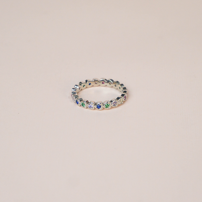 Anillo corazones colores