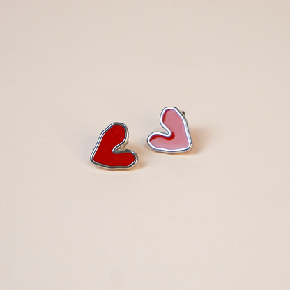 Aretes Aisha rojos
