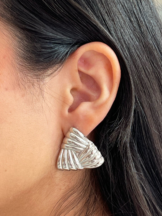 Aretes Abigail Plateados