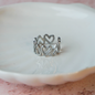 Anillo Julieta plateado