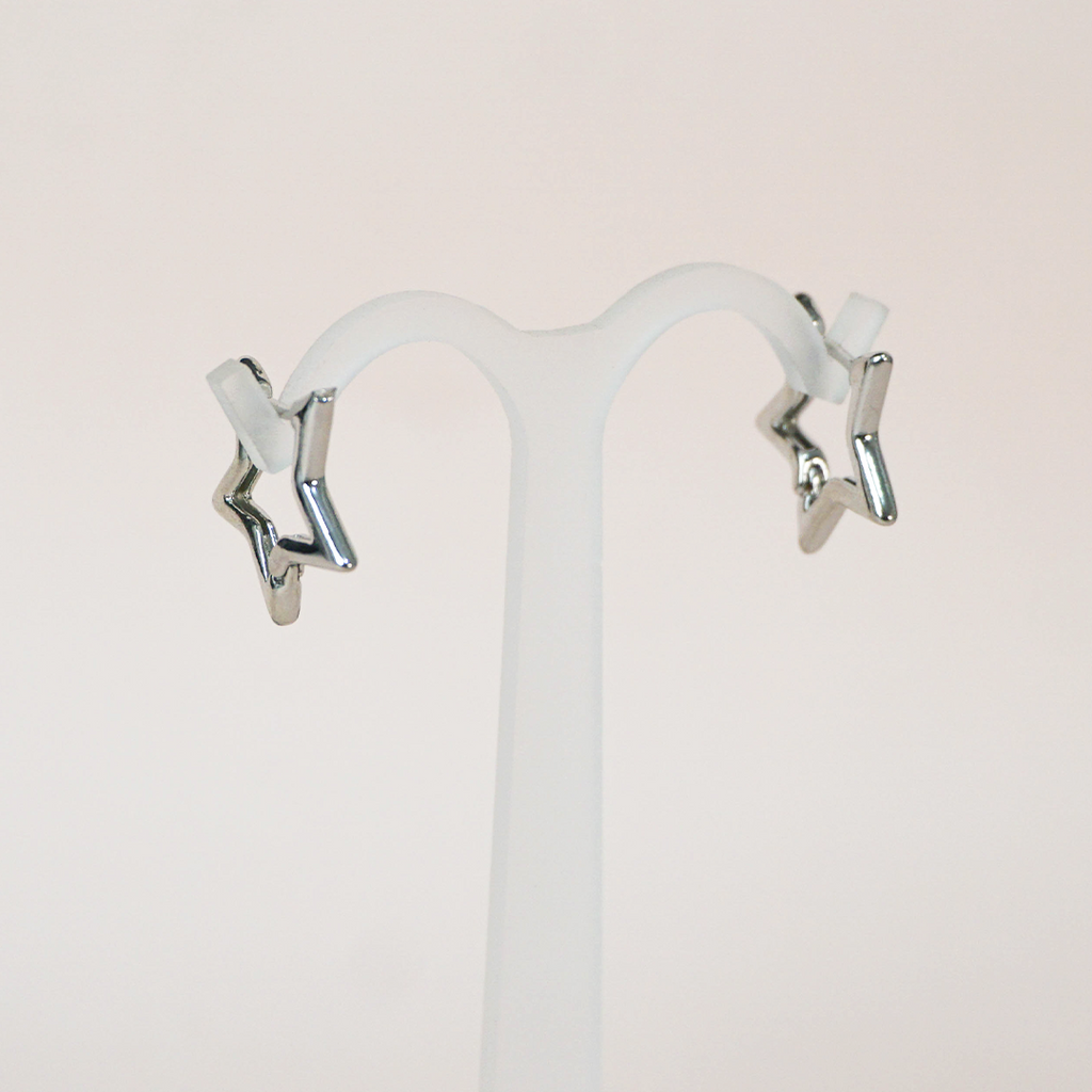 Aretes Sylvia plateados