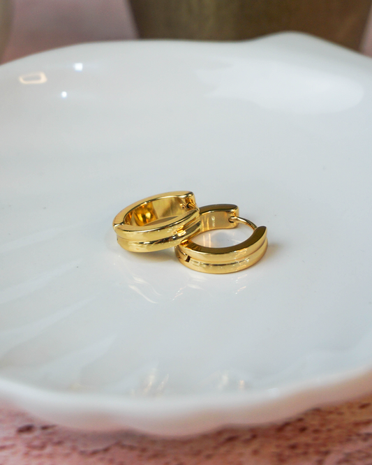 Aretes Lina dorados