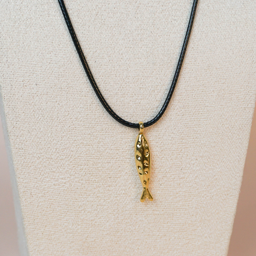 Collar pez dorado