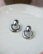 Aretes Abbie plateados