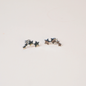 Aretes Nova plateados
