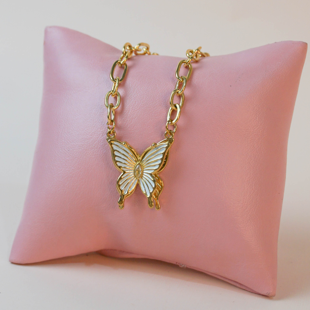 Collar Mariposa chuncky