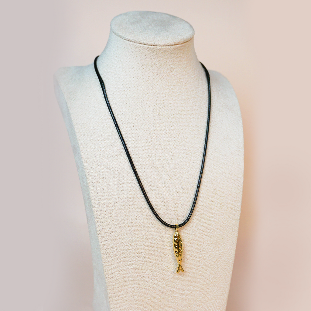 Collar pez dorado