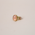 Anillo óvalos rosa
