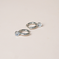 Aretes brillito plata
