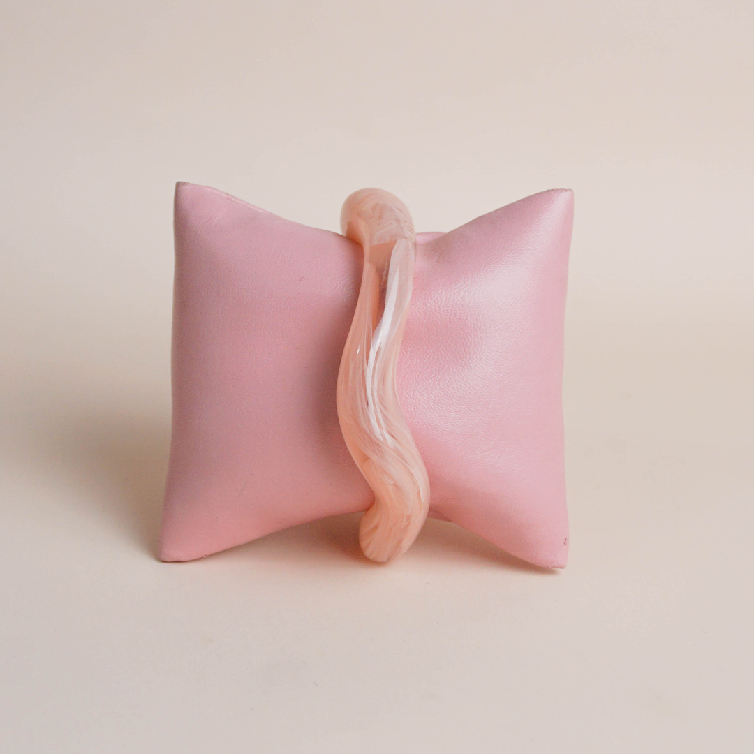 Brazalete marmol rosa