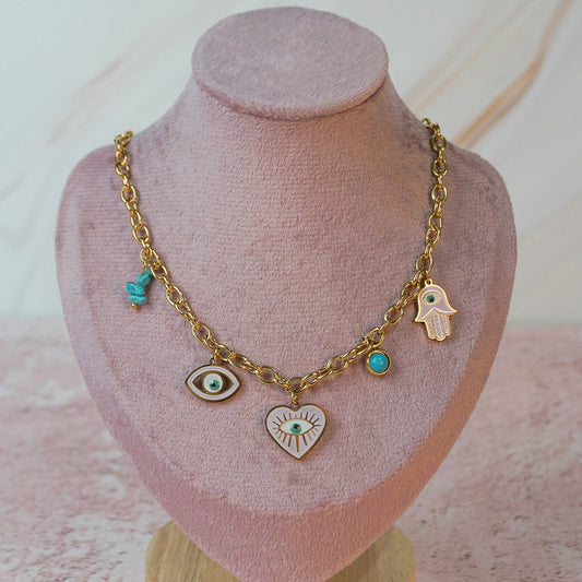 Collar charms eye