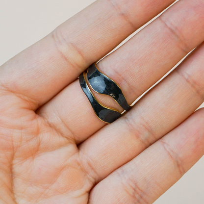 Anillo Ruby negro