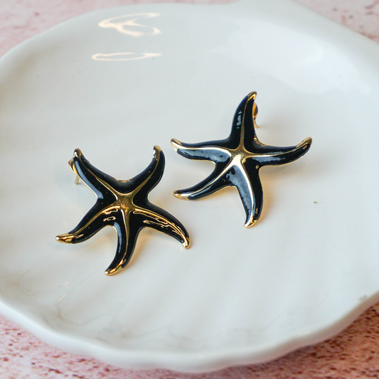 Aretes Estrella negra