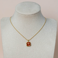 Collar corazón rojo