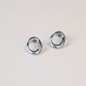 Aretes Saori plata