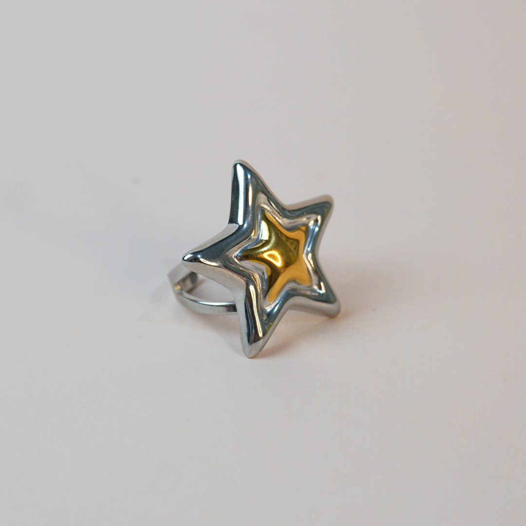 Anillo Estela bicolor