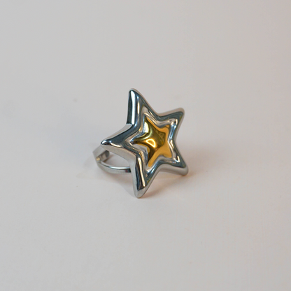 Anillo Estela bicolor