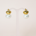 Aretes Perla dorada