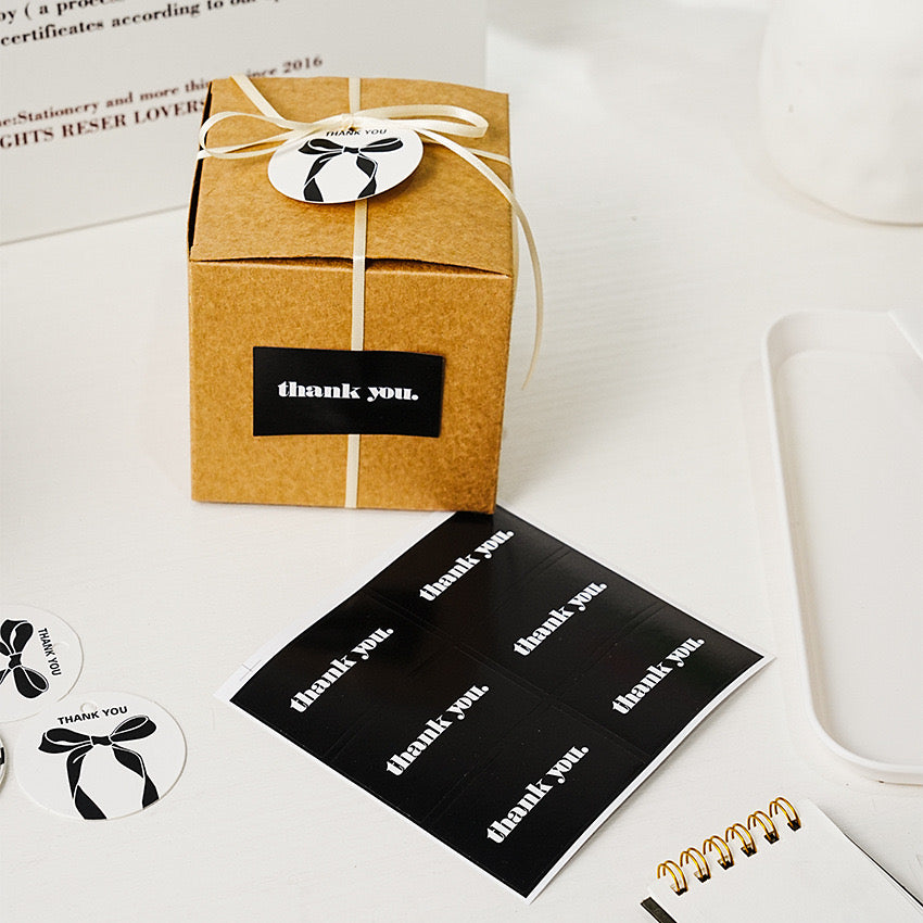 Etiquetas Thank You 6pz